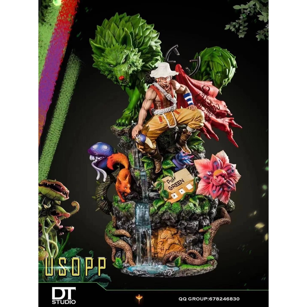 朝暮間 正品 【現貨】DT-Studios 海賊王草帽團 大神烏索普雕像 日漫2023