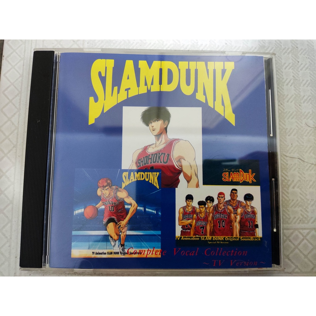 二手CD-SLAMDUNK 灌籃高手 卡通配樂 笙美