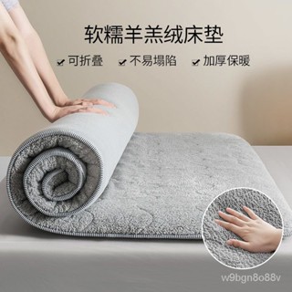 🔥臺灣出貨🔥加厚羊羔絨床墊軟墊傢用床褥子保暖冬季學生宿捨單人租房專用墊被