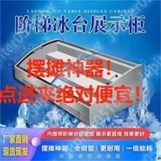 優 定金弧形 冷藏 展示櫃 擺攤 冰箱移動 擺攤冷櫃 烤串三層 展示櫃 階梯式 冰櫃 暢銷無憂dso 隔熱保溫 弧面設計
