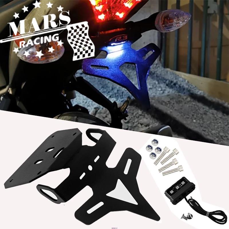 ❀適用 YAMAHA雅馬哈 YZF-R3 YZF-R25 17-20 改裝 LED燈尾牌照架 後排架 牌照支架 尾部擋泥