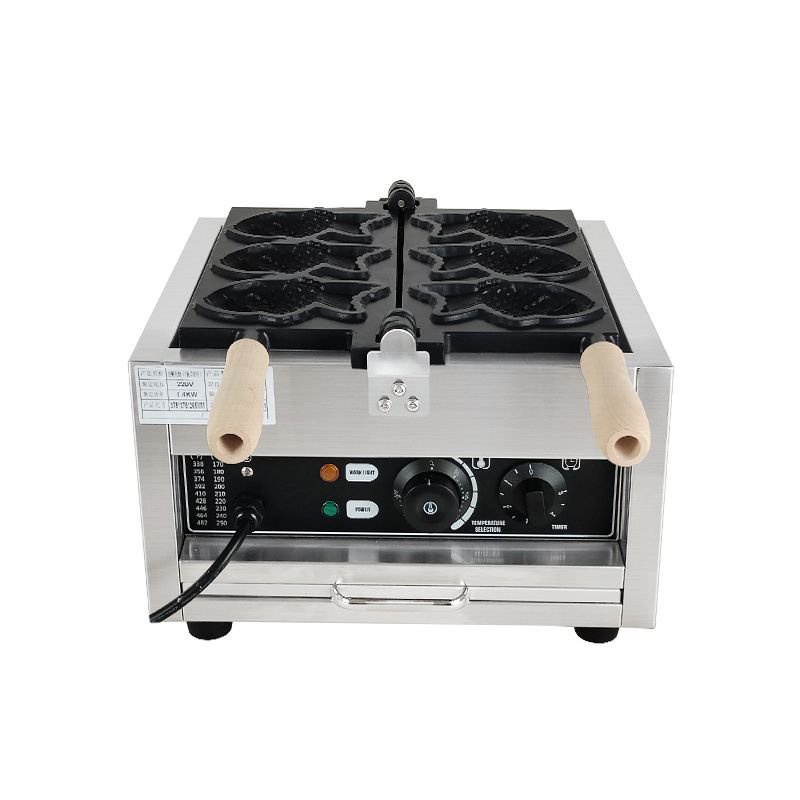 【熱銷免運】鯛魚燒機商用電熱韓式小魚烤餅機器大眼魚模具小吃今川燒taiyaki