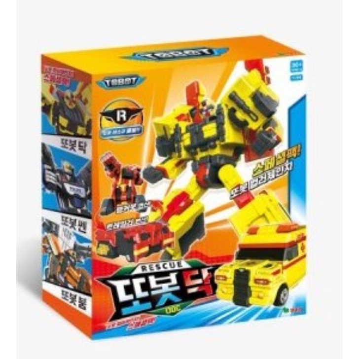 可超取🇰🇷韓國境內版 宇宙奇兵 tobot 機器戰士 黃色 救護車 特別版 二合一 變形 機器人 模型