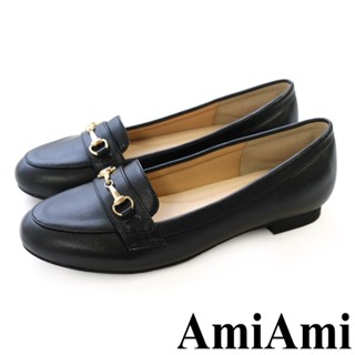 【AmiAmi】 經典優雅馬蹄扣樂福鞋豆豆鞋 舒適女鞋 上班族 CX2405B