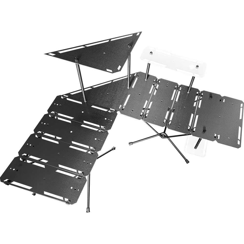 *限時熱銷*碳纖維圍桌組合戰術桌 輕量化折疊戶外露營桌兼容Helinox多家庭用