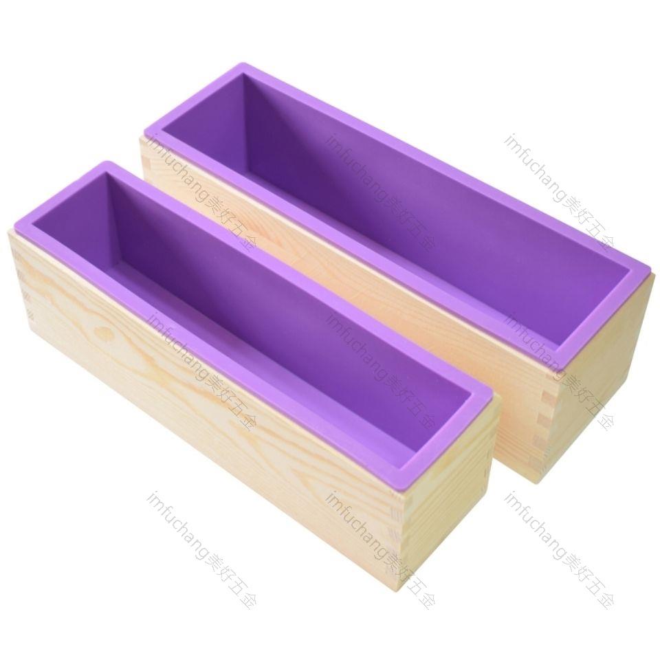 【DIY套組】長方形木盒diy冷制手工皂模具 吐司模900g1000g1200g土司模優選小美好
