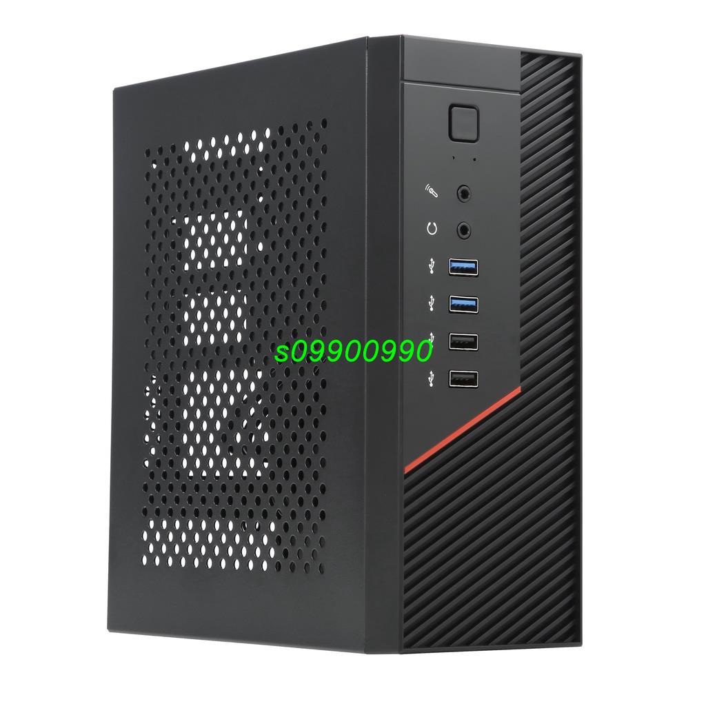 【專供】全新A09P黑色4.2L桌面迷你ITX機箱支持小1U電源HTPC可立可臥