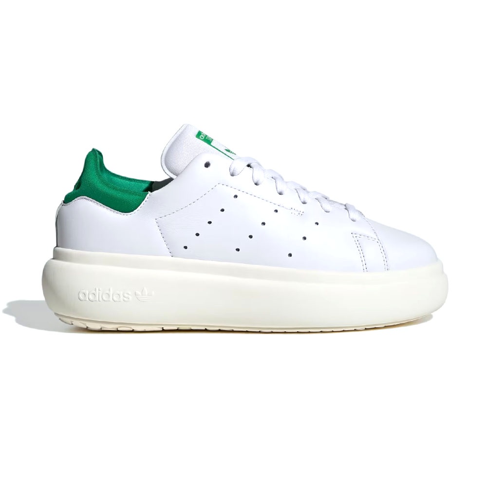 Adidas Stan Smith PF W 女 綠色 皮革 厚底 三葉草 休閒鞋 ID2786