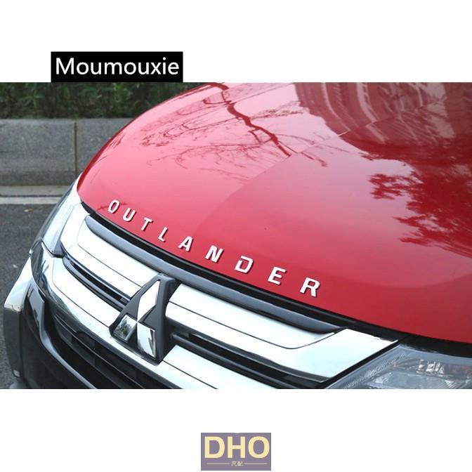 車標誌貼 適用於 高品質 不鏽鋼 三菱 Mitsubishi OUTLANDER 字標 貼標 車標 字母標 標誌 字