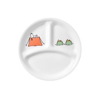 【康寧 Corelle】SNOOPY史努比 露營趣-8吋分隔盤