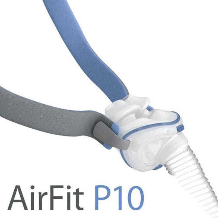 原裝進口瑞思邁AirFit P10呼吸機鼻枕/鼻塞面罩超輕便呼吸機鼻罩