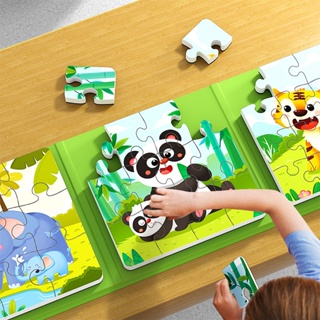【台灣出貨】兒童磁力進階拼圖0-3-6歲幼兒園寶寶益智早教提高專注力啟蒙玩具5 益智玩具 兒童玩具 玩具