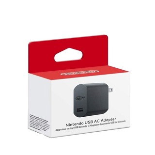 任天堂 Switch NS 週邊 原廠 迷你隨身 AC USB 變壓器 充電器 簡易 電源 充控制器【臺中大眾電玩】