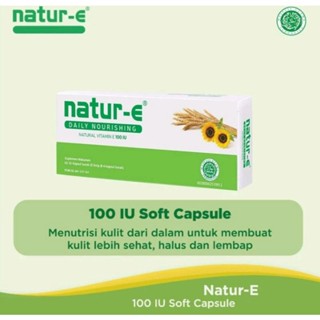 NATURE E 100iu 16 Capsule SUPLEMEN Perawatan Kulit