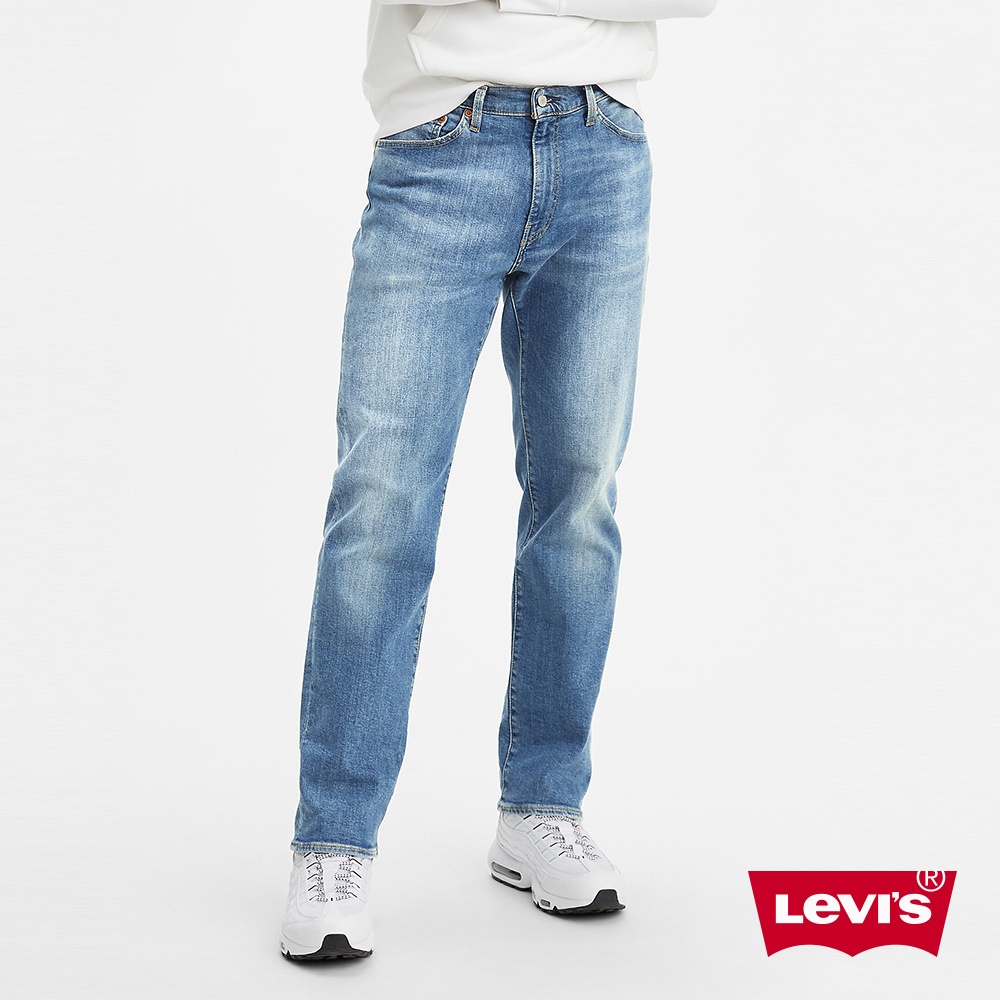 Levis 男款 上寬下窄 541舒適錐形牛仔褲 / 淺藍水洗 / 彈性布料 18181-0550 熱賣單品