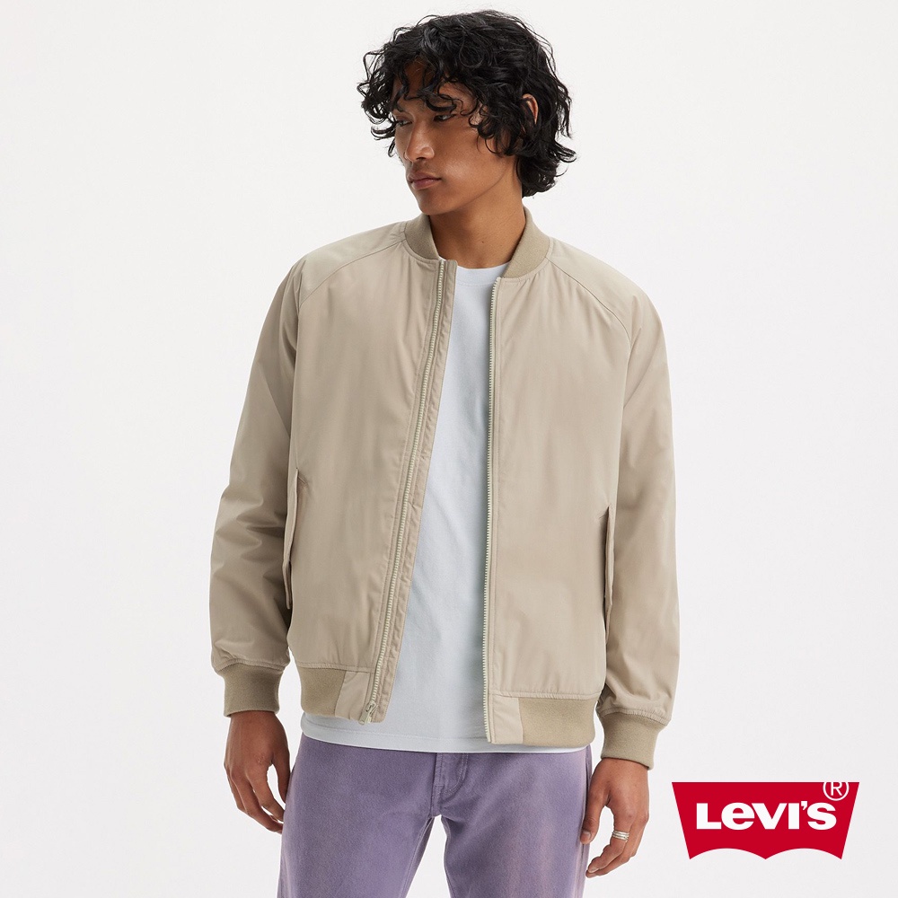 Levis 鋪棉飛行外套 月岩灰 男款 A4418-0005 熱賣單品