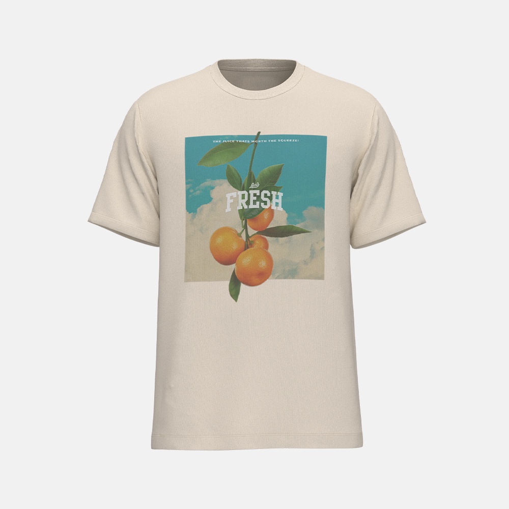 Levis Fresh夏日水果吧系列 短袖T恤 / 寬鬆休閒版型 / 復古小農市集風 男 16143-0502 熱賣單品