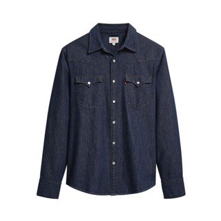 Levis 牛仔襯衫 / Barstow 經典V型雙口袋 / 休閒版型 / 原色 男款 人氣新品 85744-0000