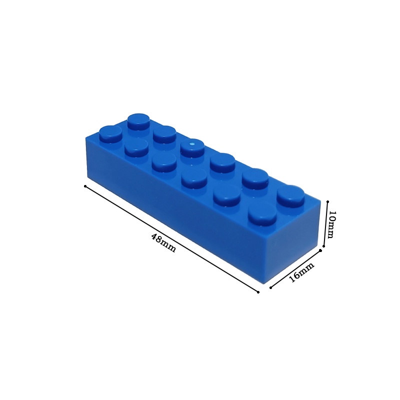 兼容樂高2456小顆粒積木基礎塊論斤稱重配件散裝零件厚磚2x6高磚