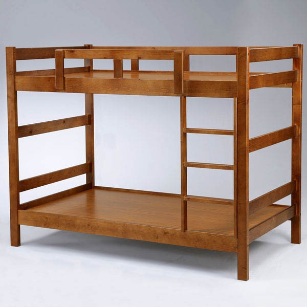 Homelike 米克3.5尺雙層床-淺胡桃色  上下舖 兒童床 專人配送安裝