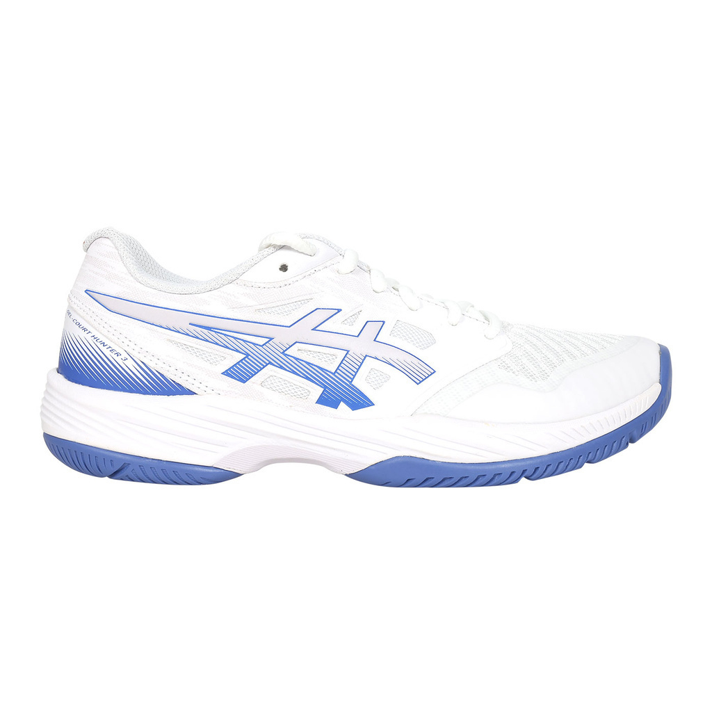 ASICS GEL-COURT HUNTER 3 女羽球鞋( 羽球 亞瑟士「1072A090-101」 白靛藍