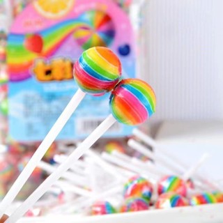 糖果💖🍬彩虹棒棒糖 迷你 迷你棒棒糖 彩虹棒棒糖 糖果 硬糖