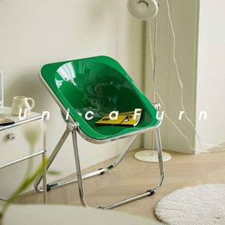 【免運】中古折疊凳 韓國ins風創意個性折疊椅 設計師休閒椅 咖啡廳餐廳餐椅