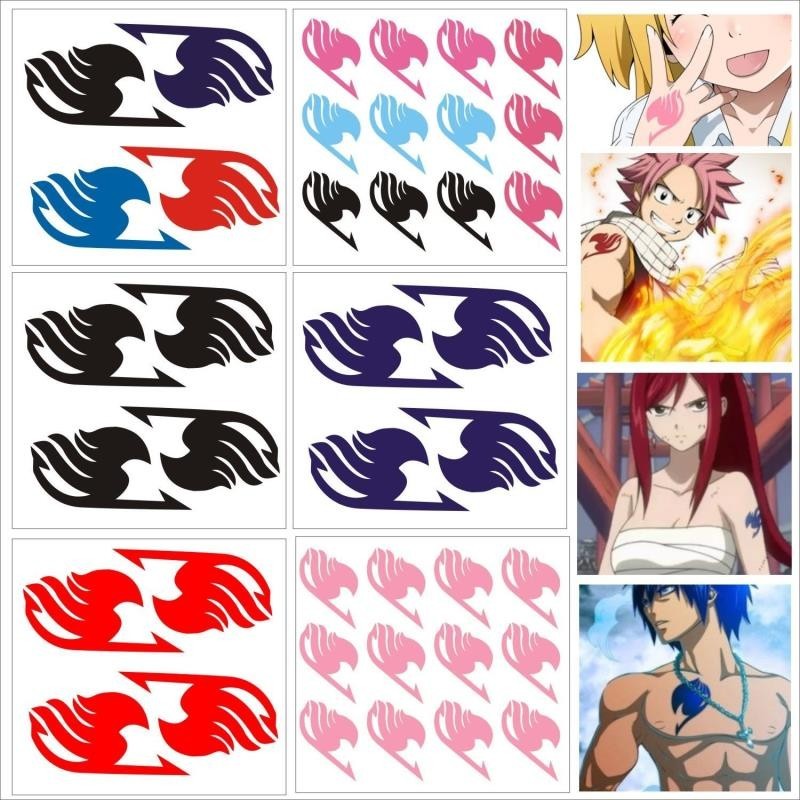 超商免運 加急出貨🔴貼紙 妖精的尾巴 納茲 露西 艾露莎 妖尾公會標志 紋身貼 Cosplay 角色扮演 道具周邊
