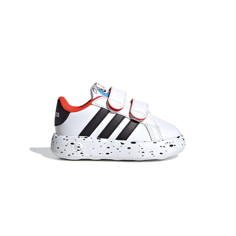 Adidas GRAND COURT 2.0 101 CF I 小童 白色 斑點 魔鬼氈 迪士尼 休閒鞋 ID8013