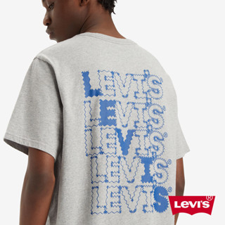 Levis 寬鬆版短袖T恤 / 電子體Logo 男款 16143-1307 人氣新品