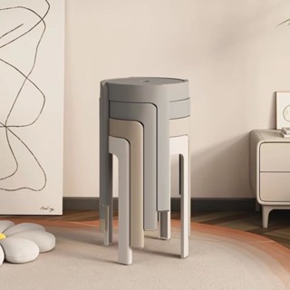 北歐簡約風純色造型凳(兩色) 餐桌椅 吃飯椅 高腳凳 椅子 居家用品 質感家飾