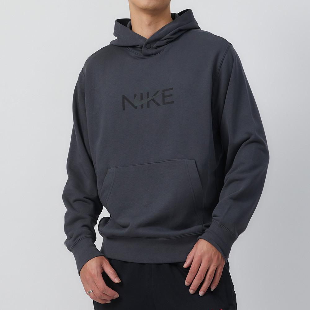 Nike AS M NSW Hoodie PO FT I2SP 男款 黑灰色 連帽 上衣 長袖 FZ4765-060