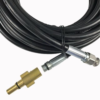 📢【公司正貨】新BOSCH /BLACK管道清洗疏通器噴頭為前一後三地老鼠不鏽鋼頭適配高壓清洗機高壓水槍