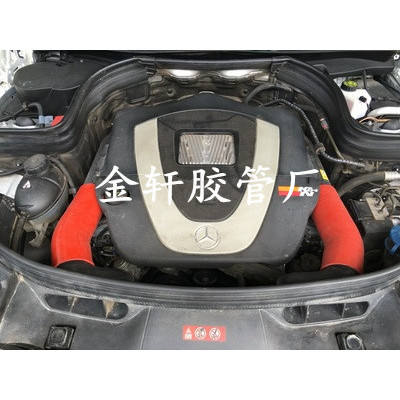 賓士W212E350E300E260M272C300GLK300GLK350S350進氣管硅膠進氣管