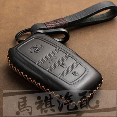 TOYOTA豐田 2019年5代 RAV4 汽車 鑰匙皮套 Camry八代 CHR 真皮鑰匙包 遙控器保護套 鑰匙扣