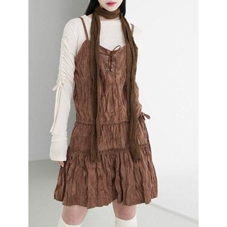 【Codibook】韓國 binary01 吊帶裙迷你短洋裝［預購］女裝