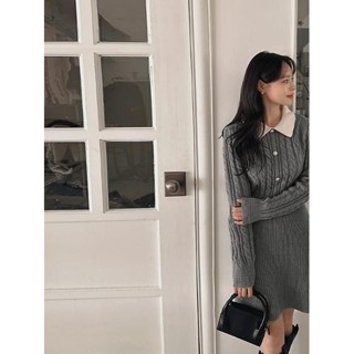 【Codibook】韓國 RIRINCO 針織洋裝及膝洋裝［預購］女裝