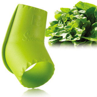 台灣現貨 荷蘭《VACU VIN》Salad 2 in 1 蔬菜切刀(綠) | 水果刀 切刀