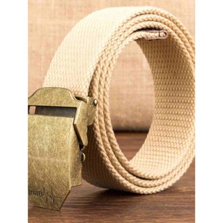 belt men women couple belts Canvas belt Stretch woven canvas