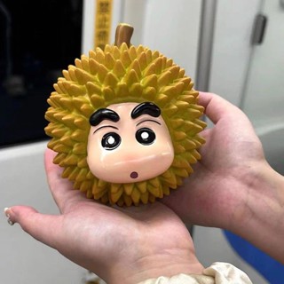 榴蓮往返之蠟比小新 從事榴蓮 卡通玩具 手辦潮玩 生日禮物 交換禮物 汽車公仔擺件 潮玩 創意禮物 動漫週邊 桌麵擺件