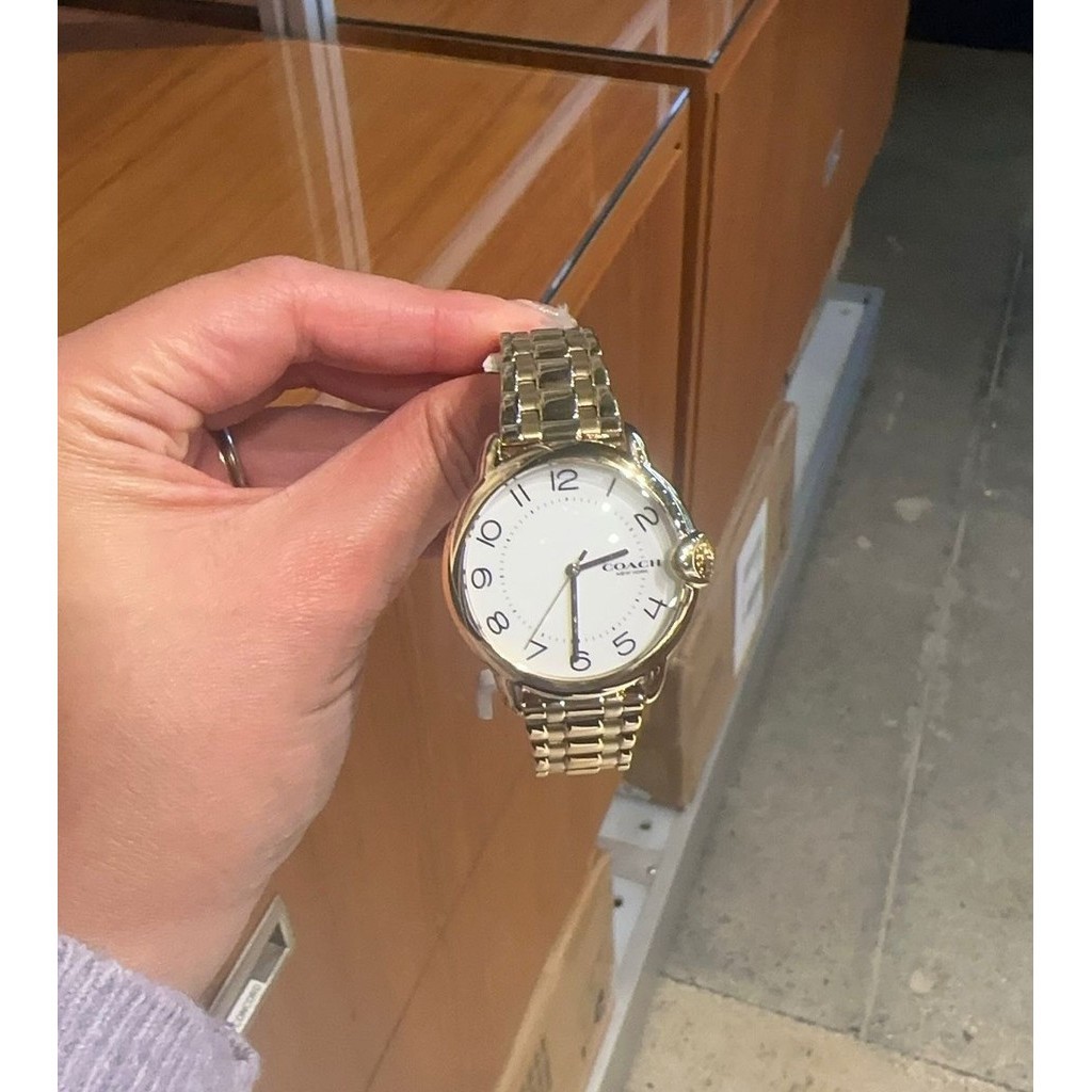 預售美國代購 COACH蔻馳女款手錶 錶盤直徑35 带原装盒 2023蝦皮經營卓越獎入圍賣家