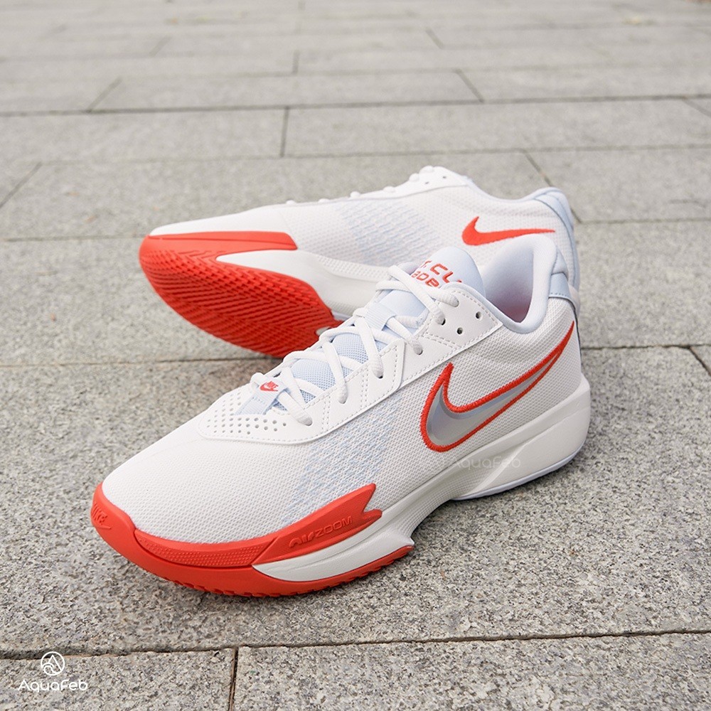 Nike Air Zoom GT Cut 男鞋 白紅色 運動 訓練 緩震 平民版 籃球鞋 FB2598-101