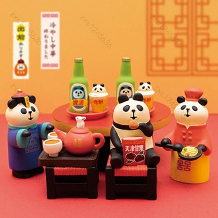 ✨桃園出貨 免運✨模型 造景日式雜貨ZAKKA中華餐廳日式攝道具微縮樹脂禮物INS貓咪食玩小擺件