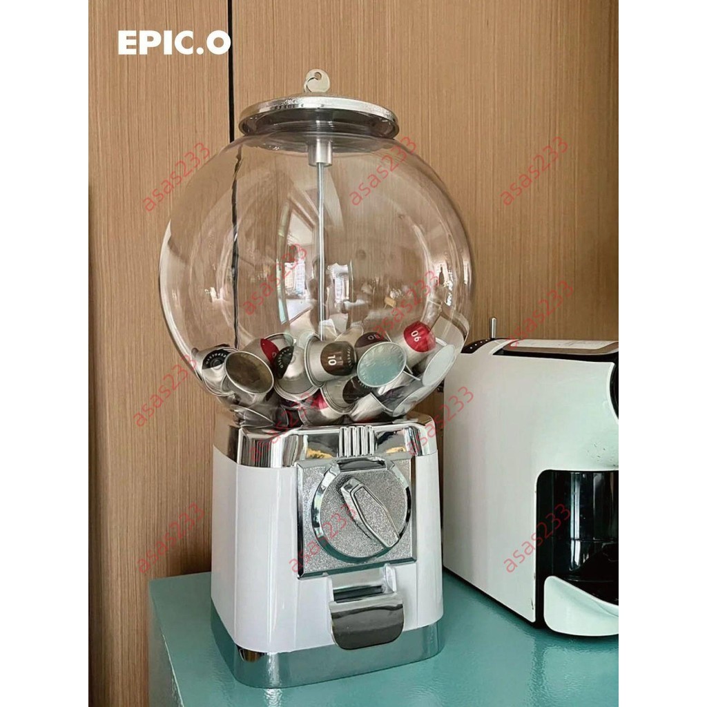 限時搶購@EPICO 膠囊咖啡扭蛋機收納年會活動抽獎機小型商用抽獎扭蛋機