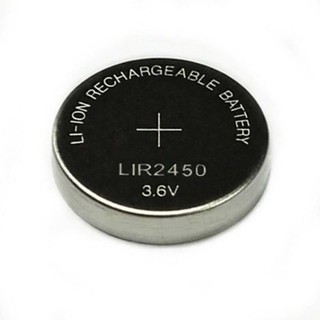 手錶電池 電池 紐扣電池 可充紐扣電池 LIR2450 120mah 3.6v 3.7v 代替CR2450 3v遙控器用