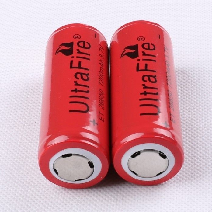 動力電池 電池 正品26650電池大容量3.7v可充電充電大功率強光手電筒單桿電池