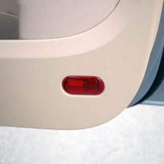 大眾朗逸POLO途安明銳甲殼蟲勁情車門燈片門板反光器紅色燈罩VW配件