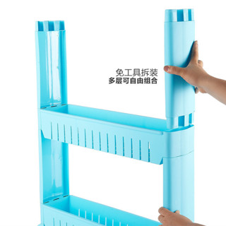 縫隙廚房用品可移動置物架收納架衛生間落地式傢用大全小推車夾縫