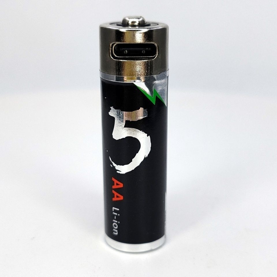 充電電池 家用電池 全新usb可充電智能AA3號 電池 用于ktv話筒等兒童玩具 電池 5A黑標