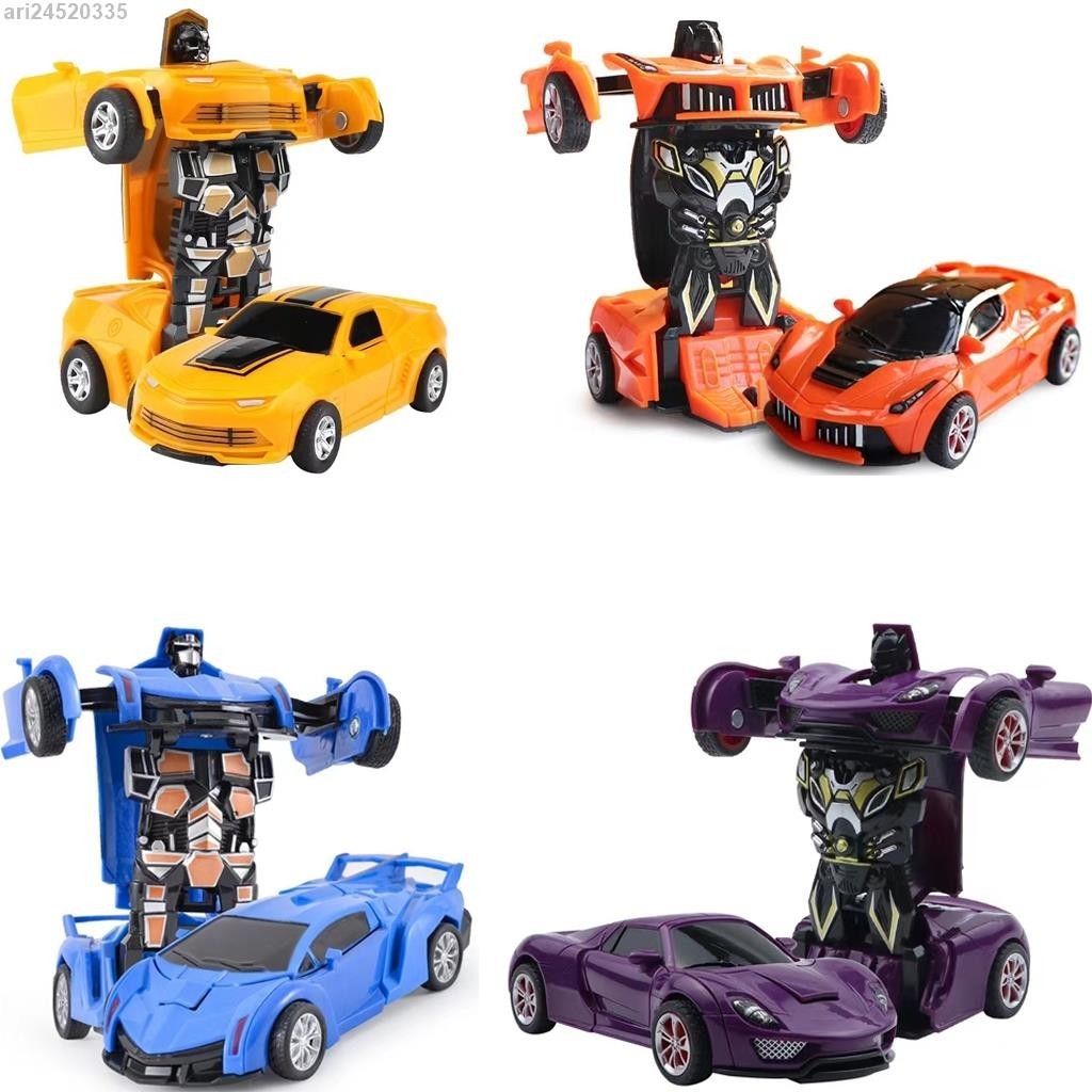 兒童變形金剛玩具車 小孩變形汽車機器人